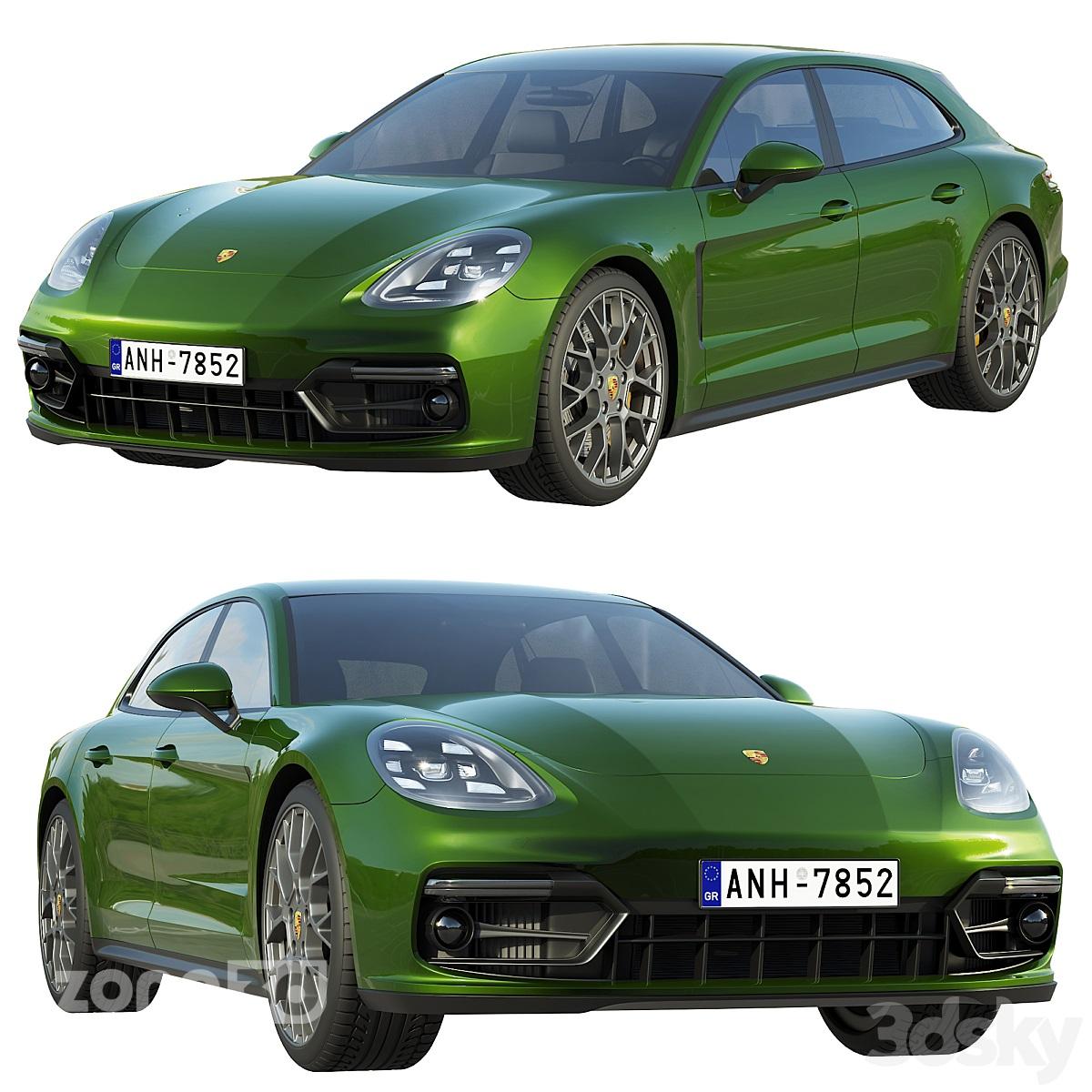 آبجکت ماشین Porche Panamera GTS 2019