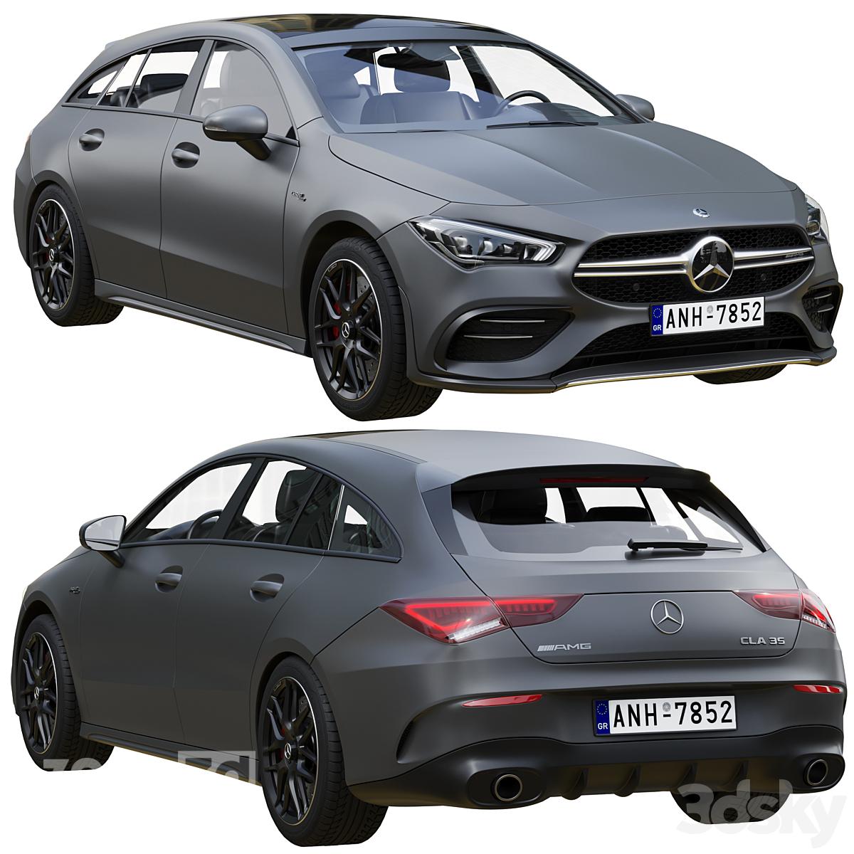 آبجکت ماشین Mercedes benz AMG cla 35