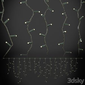 آبجکت ریسه نوری مدرن ال ای دی با بدنه پلاستیکی