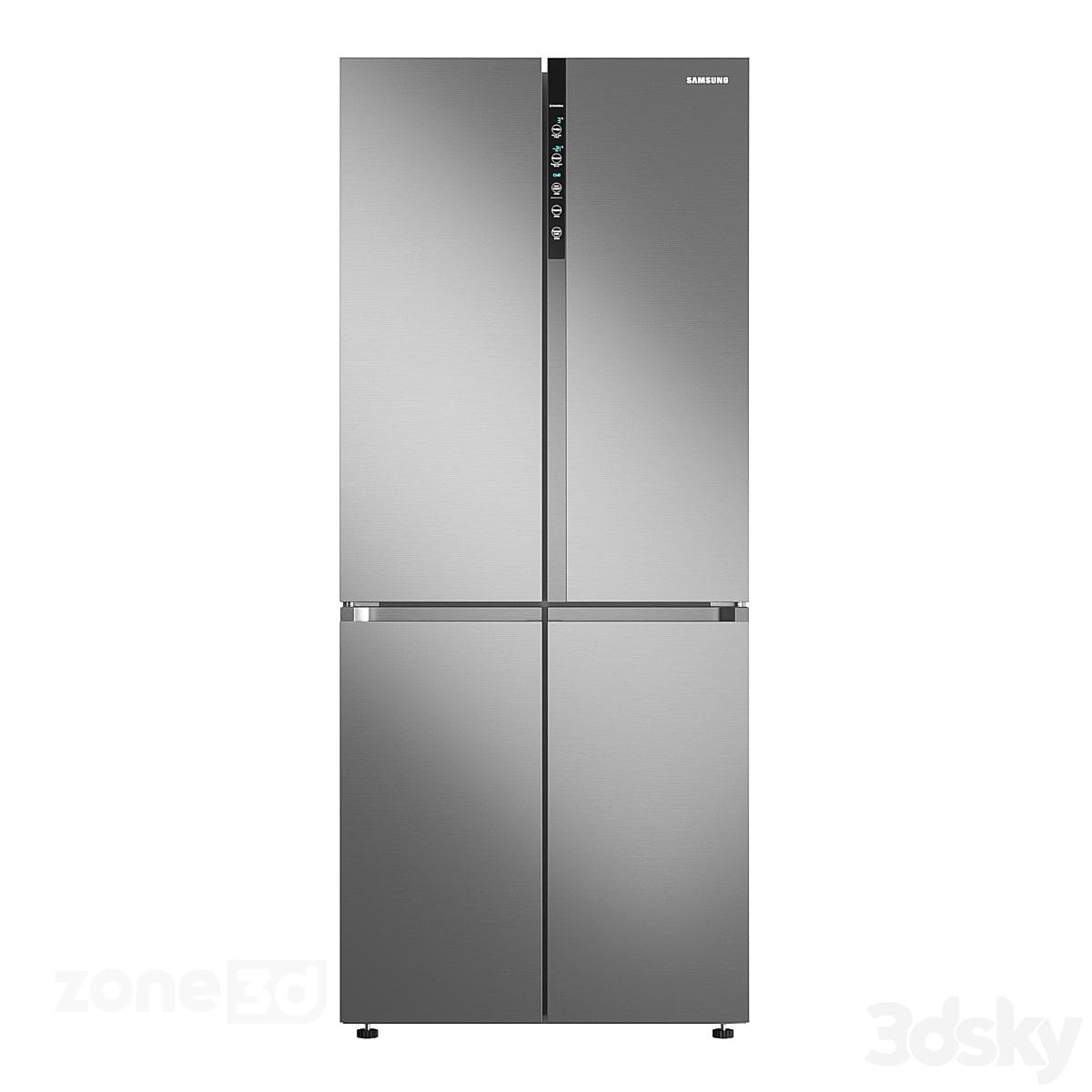 آبجکت یخچال مدرن دو درب مدرن آشپزخانه فلزی Samsung RF5500